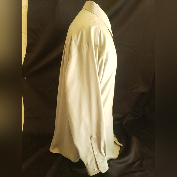 Croft and Barrow Long Sleeve Button-down 17.5 34/35.  FF102 - Picture 3 of 5